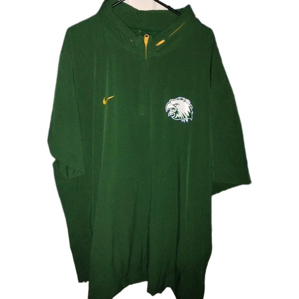 Nike Philadelphia? Eagles Throwback? Mens 4XL Shirt Football Hidden Hood Grn Ylw